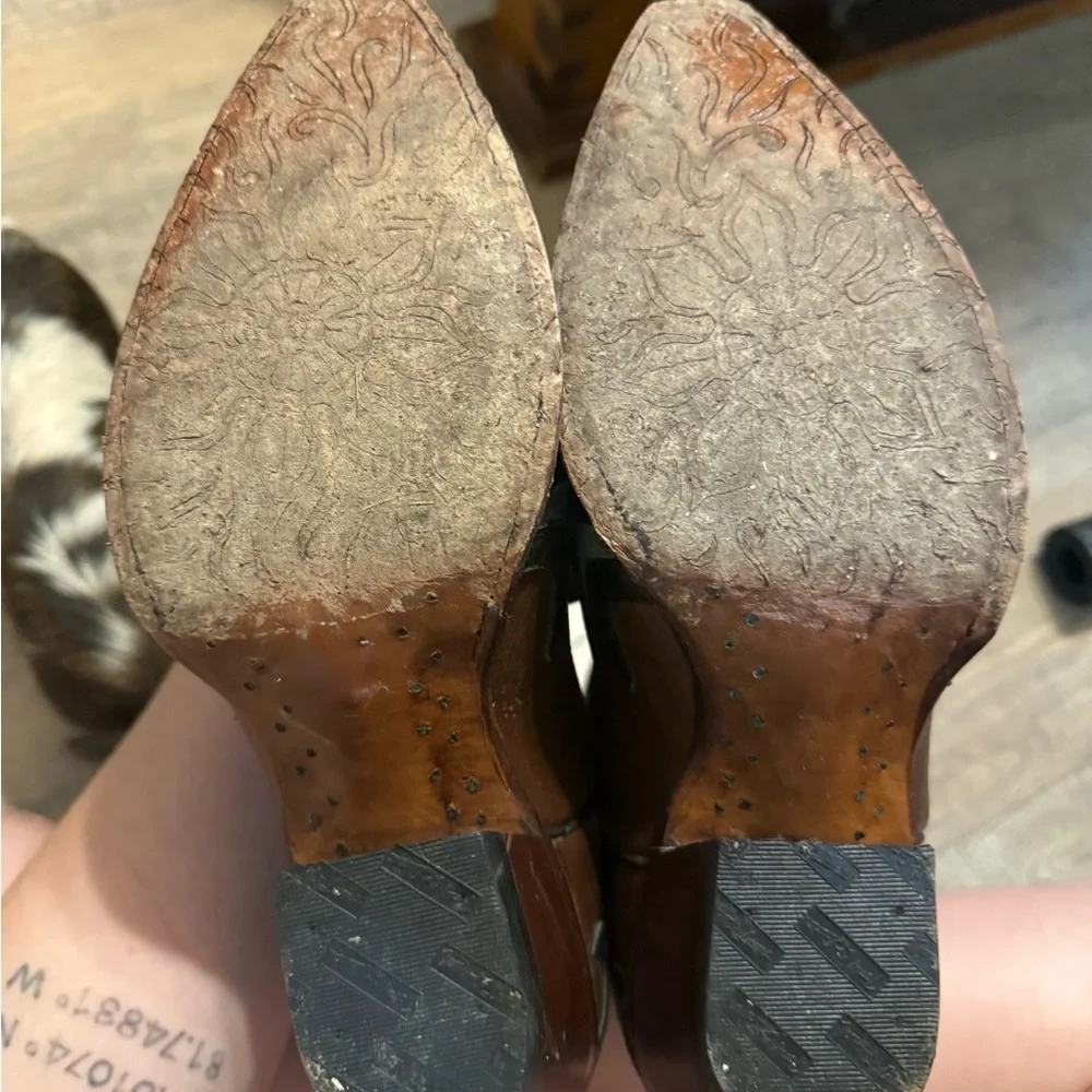Tony Lama Leather Boots - Picture 3 of 4